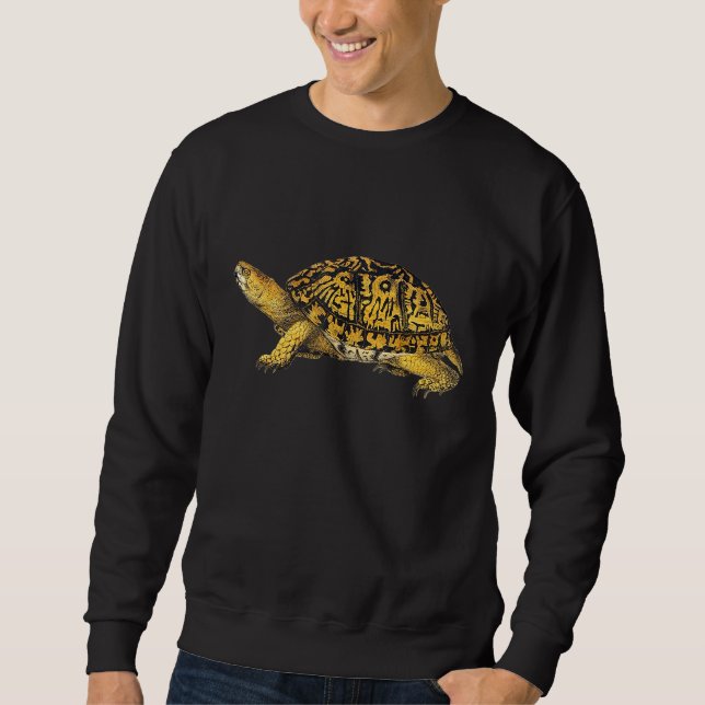 Sweatshirt Tortue à boîte orientale (Devant)