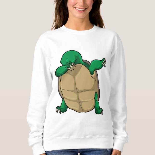 Sweatshirt Tortue à Hip hop Dance Dab (Devant)