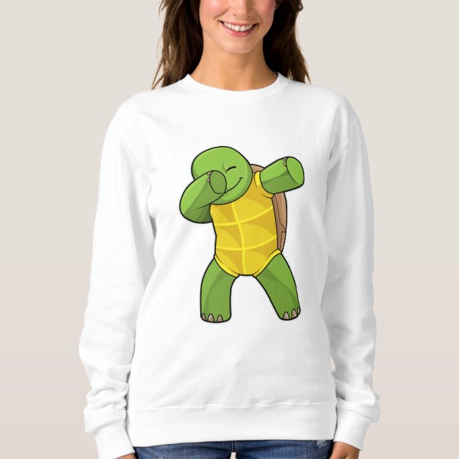 Sweatshirt Tortue à Hip hop Dance Dab (Devant)