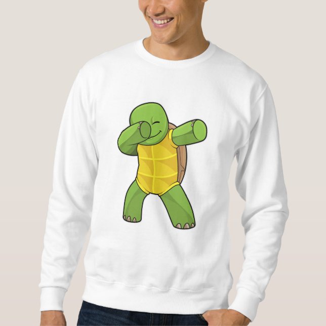 Sweatshirt Tortue à Hip hop Dance Dab (Devant)