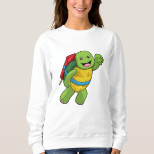 Sweatshirt Tortue au volant avec fusée