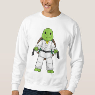 Sweatshirt Tortue aux arts martiaux avec ceinture noire