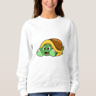 Sweatshirt Tortue avec coquille comme couverture