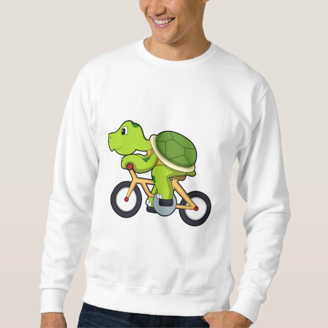 Sweatshirt Tortue avec vélo.PNG (Devant)