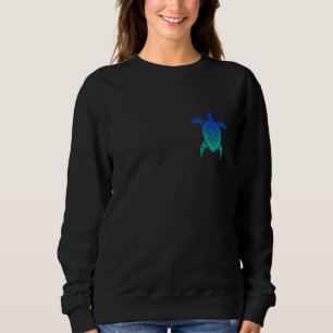 Sweatshirt Tortue Maori Tribal Hawaïen Mer Océan Animal Plong
