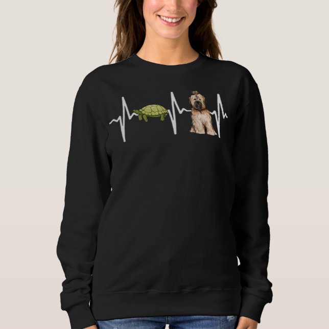 Sweatshirt Tortue Tibétain Terrier Chien (Devant)