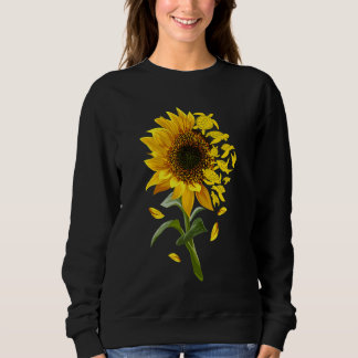 Sweatshirt Tortue Tournesol Jardinage Océan Sensibilisation a