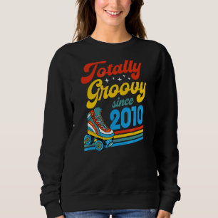 Sweatshirt Totalement Super depuis 2010 Retro Roller Skate Bi
