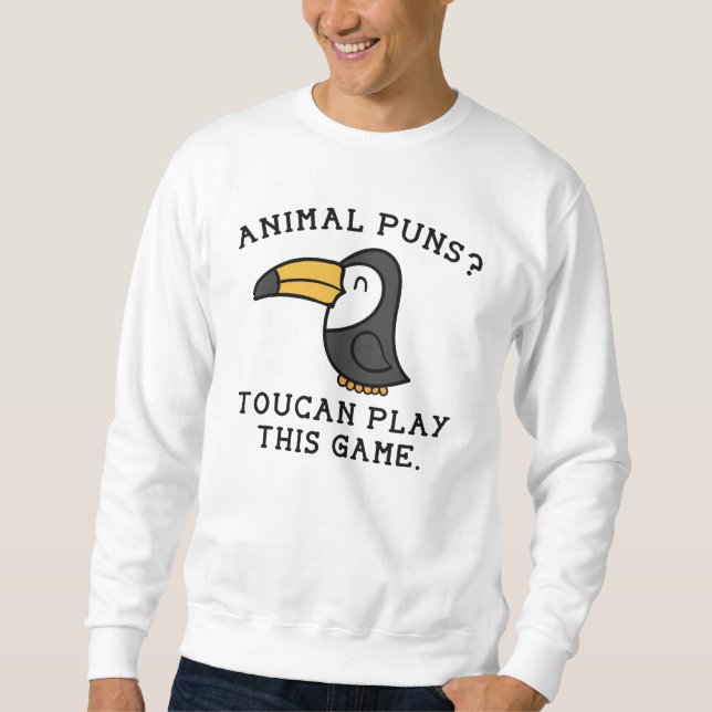 Sweatshirt Toucan Jouer Ce Jeu (Devant)