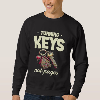 Sweatshirt Touches de tournage pas pages Réaltor agent immobi