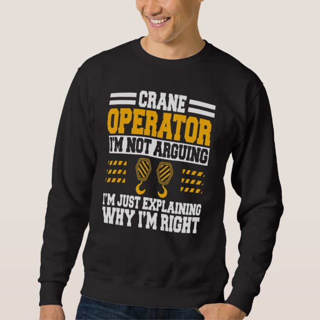 Sweatshirt Tour de construction de l'équipement lourd de l'ex (Devant)