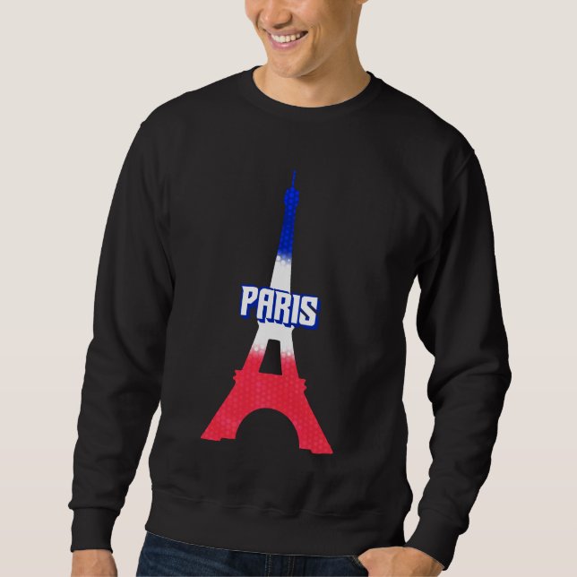 Sweatshirt Tour Eiffel – Conception élégante d'un monument pa (Devant)