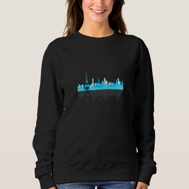 Sweatshirt Tour Eiffel Paris France (Devant)