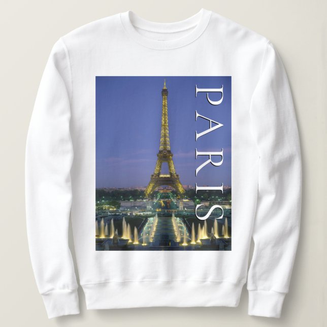 Sweatshirt Tour Eiffel | Paris, France (Design devant)