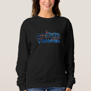Sweatshirt Tour Galata Istanbul Turquie Visiteur Turc