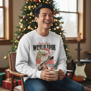 Sweatshirt Tournée mondiale de Santa Claus Musique de Noël Co