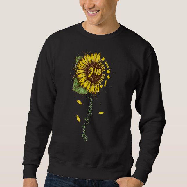 Sweatshirt Tournesol 2e année Enseignant de la Kinder de l'éq (Devant)