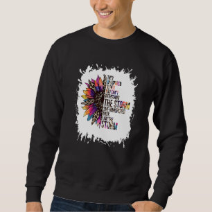 Sweatshirt Tournesol Blanchi Je Suis La Tempête Femmes Femme