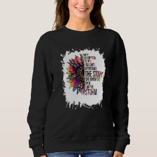 Sweatshirt Tournesol Blanchi Je Suis La Tempête Femmes Femme
