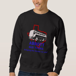 Sweatshirt Tours en bus Abbott vous amenant à la frontière sa