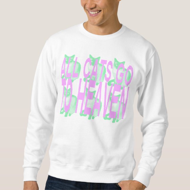 Sweatshirt tous les chats (Devant)