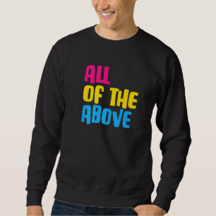 Sweatshirt Tous Les Drapeaux De Parade De La Pride Lgbt Ci-De