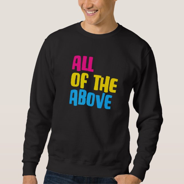 Sweatshirt Tous Les Drapeaux De Parade De La Pride Lgbt Ci-De (Devant)