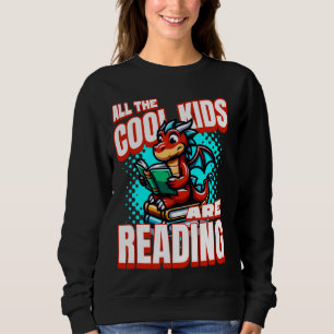 Sweatshirt Tous Les Enfants Cool Sont En Lecture - Équipe Été