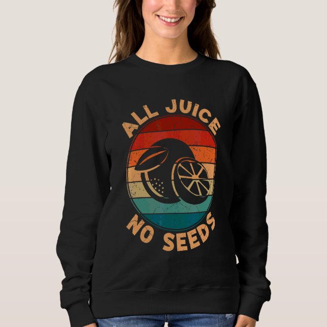 Sweatshirt Tous les jus sans graines Hommes Vasectomie Post O (Devant)