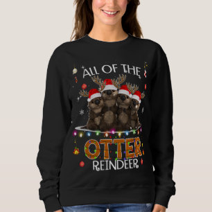 Sweatshirt Tous les rennes de Otter Noël drôle mignonne