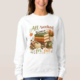 Sweatshirt Tous réservés pour les livres d'automne Coffee Coz