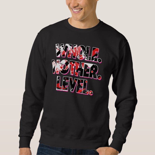Sweatshirt Tout Autre Niveau Red Thunder 4s (Devant)