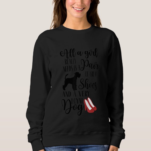 Sweatshirt Tout Ce Dont Une Fille A Vraiment Besoin Est Une P (Devant)