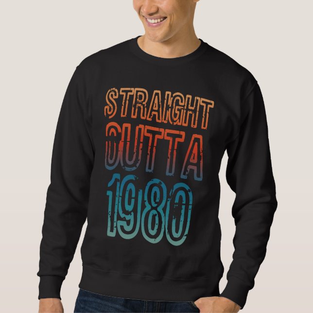 Sweatshirt Tout droit sorti de 1980 (Devant)