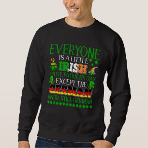 Sweatshirt Tout le monde est petit irlandais à la St. Patrick