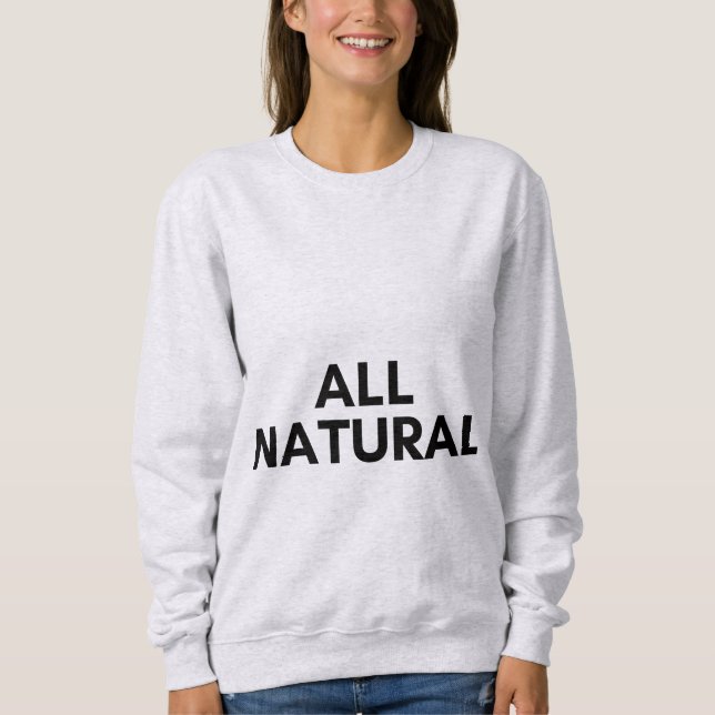 Sweatshirt tout naturel (Devant)