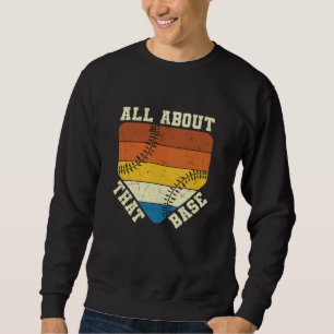 Sweatshirt Tout sur cette base Baseball design magnifique