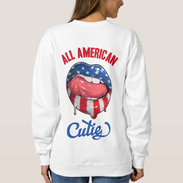Sweatshirt Toute la civilisation américaine  (Dos)