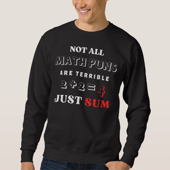 Sweatshirt Toutes Les Blagues Sur Les Maths Ne Sont Pas Terri (Devant)