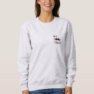 Sweatshirt Toutes Les Bonnes Choses (Zones Violettes/Grises)
