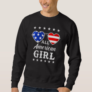 Sweatshirt Toutes les filles 4 juillet filles lunettes de sol