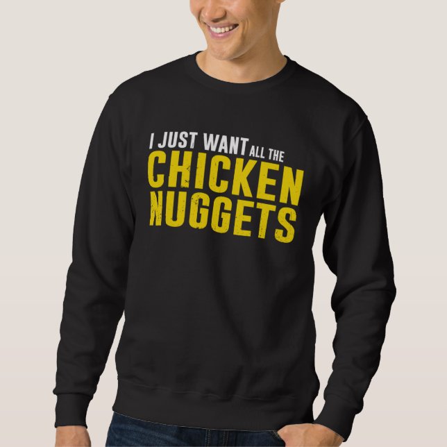 Sweatshirt Toutes les nuggets de poulet (Devant)