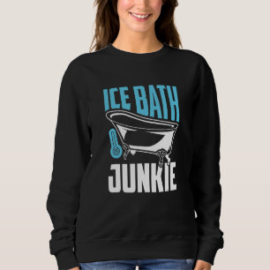 Sweatshirt Toxicomane du bain de glace - Amoureux de la plong