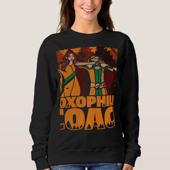Sweatshirt Toxophilite Coach Bowman Bow Arrows Trainer Archer (Devant)