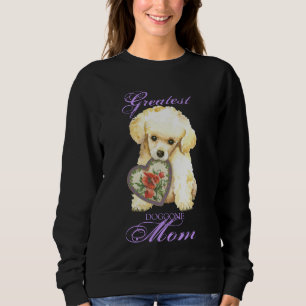 Sweatshirt Toy Poodle Heart Maman