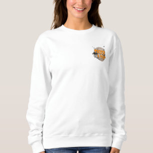 Sweatshirt Trace ou traitement Chat noir et Halloween Party