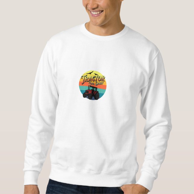 Sweatshirt Tracteur Daddy Funny Farmer (Devant)