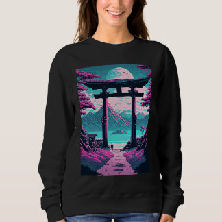 Sweatshirt Traditional Shrine Japan