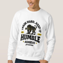 Train Hard, Stay Humble Panther Fitness T-Shirt