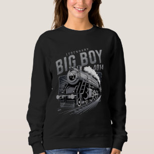 Sweatshirt Train Locomotive à vapeur Big Boy 4014 Machine Rai